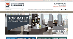 Desktop Screenshot of nationalbusinessfurniture.com